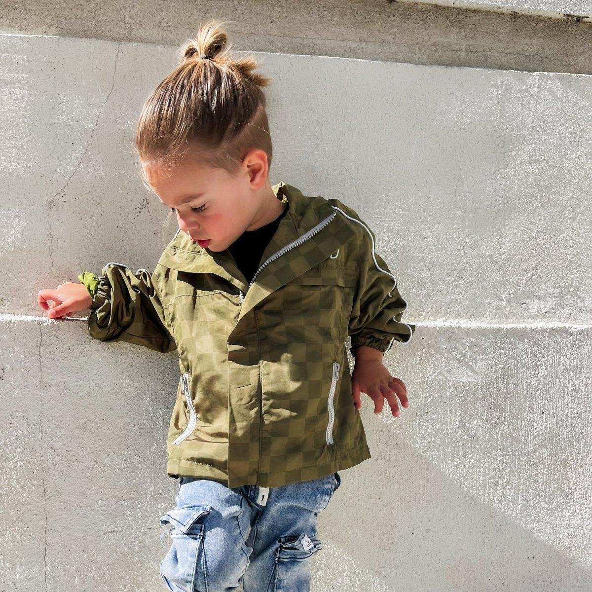 THE STORM RIDER WATERPROOF JACKET - ARMY GREEN
