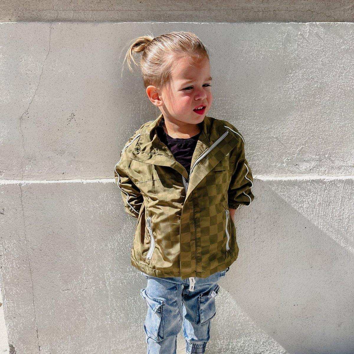 THE STORM RIDER WATERPROOF JACKET - ARMY GREEN