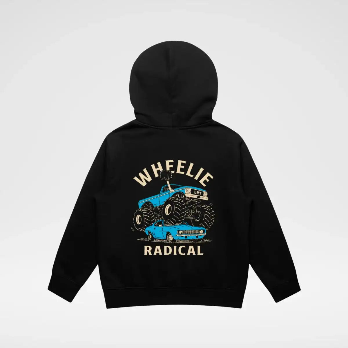 THE WHEELIE RADICAL HOODIE - RECYCLED BLACK