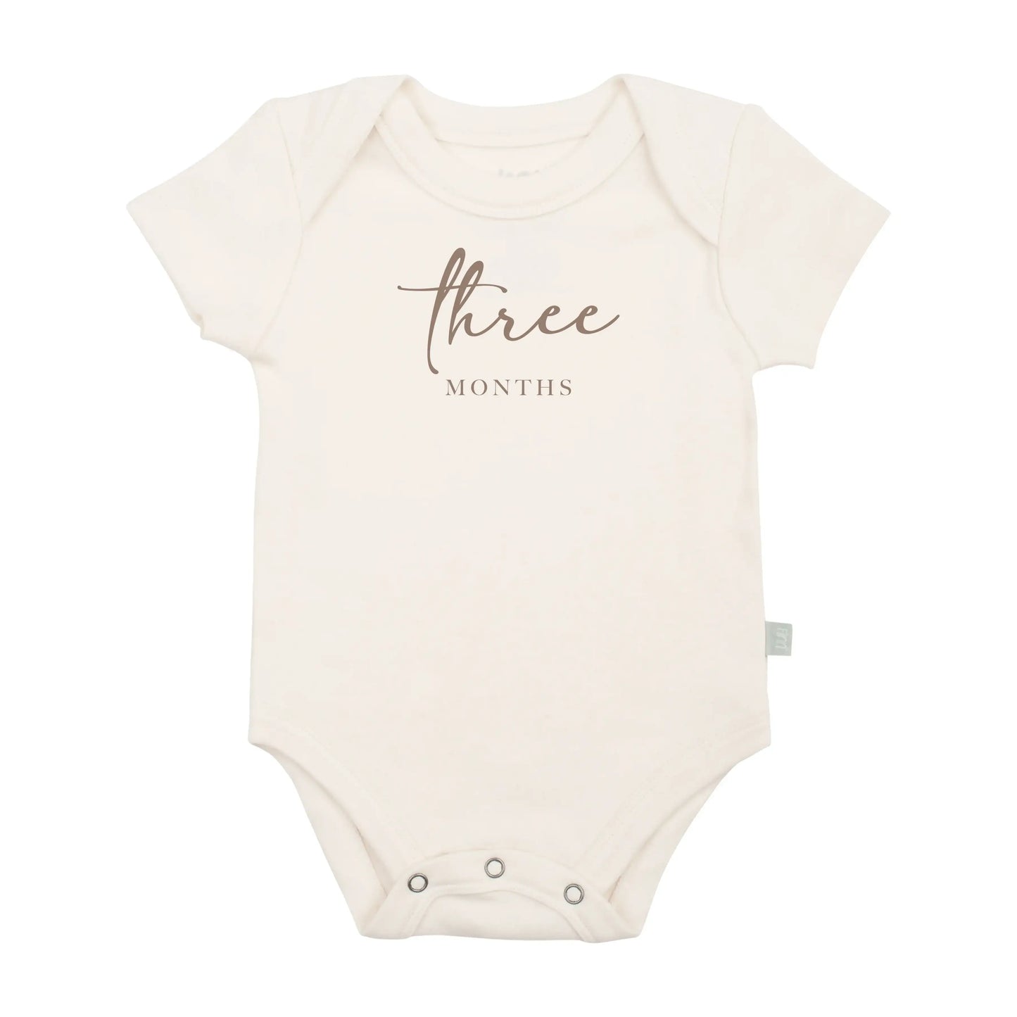 graphic bodysuit | three months milestone taupe