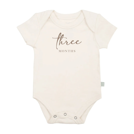 graphic bodysuit | three months milestone taupe