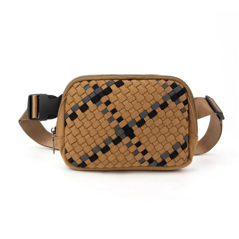 The Ella | Woven Neoprene Belt Bag