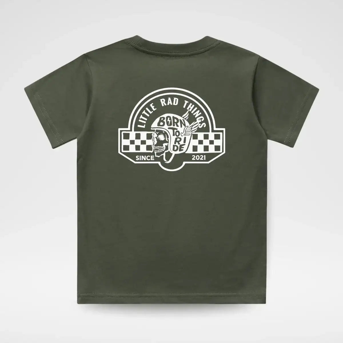 TIL DEATH DO WE RIDE TEE - OLIVE