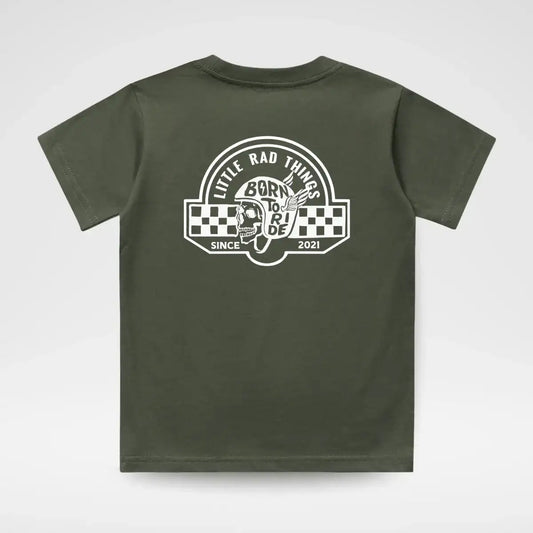 TIL DEATH DO WE RIDE TEE - OLIVE