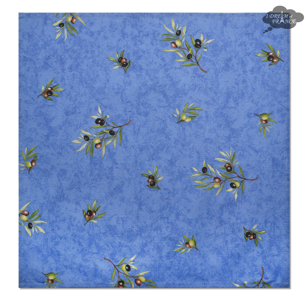 French Provencal napkin - Cotton - Clos des Oliviers blue | L'Ensoleillade