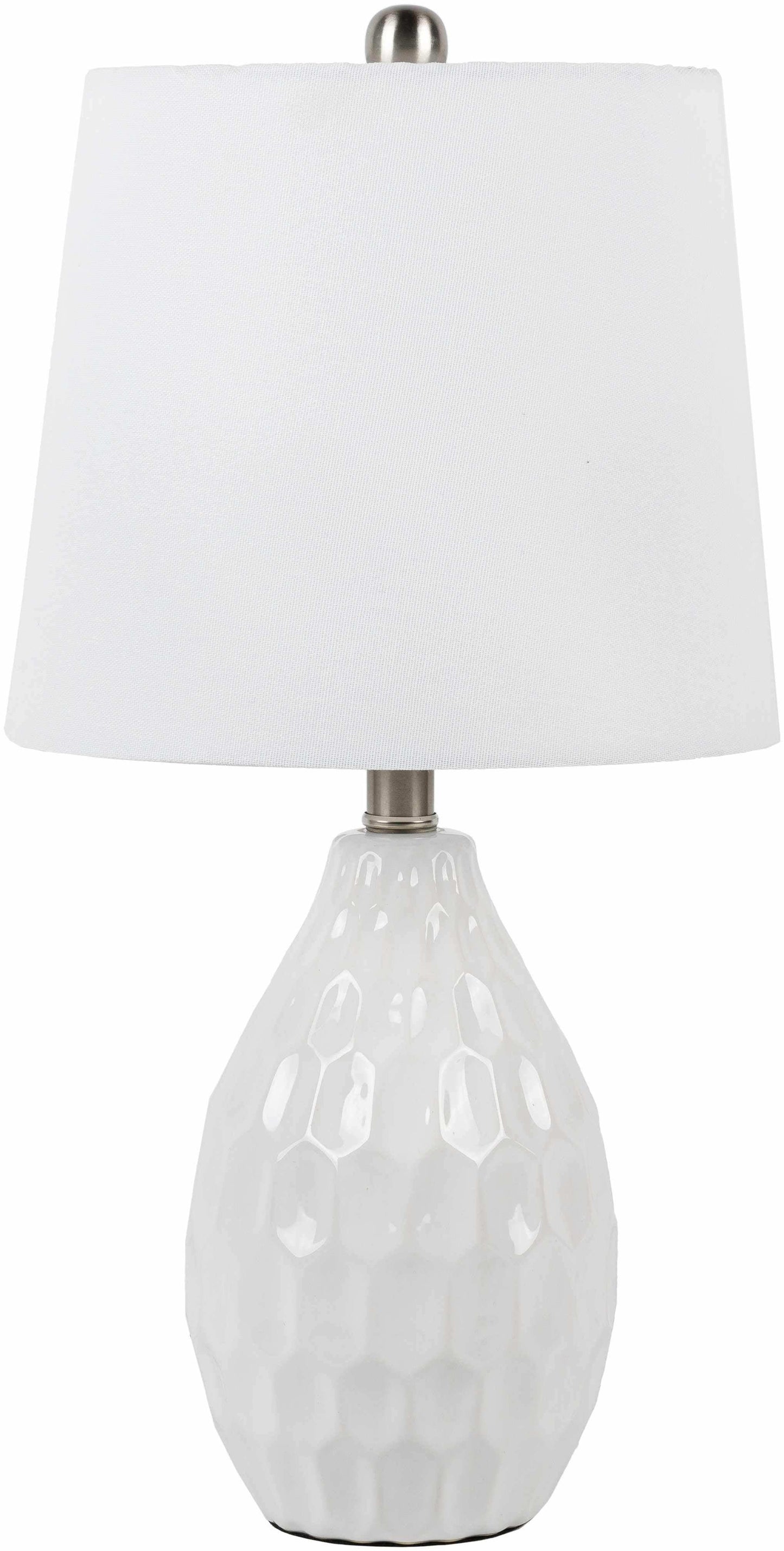 Taguig White Ceramic Table Lamp