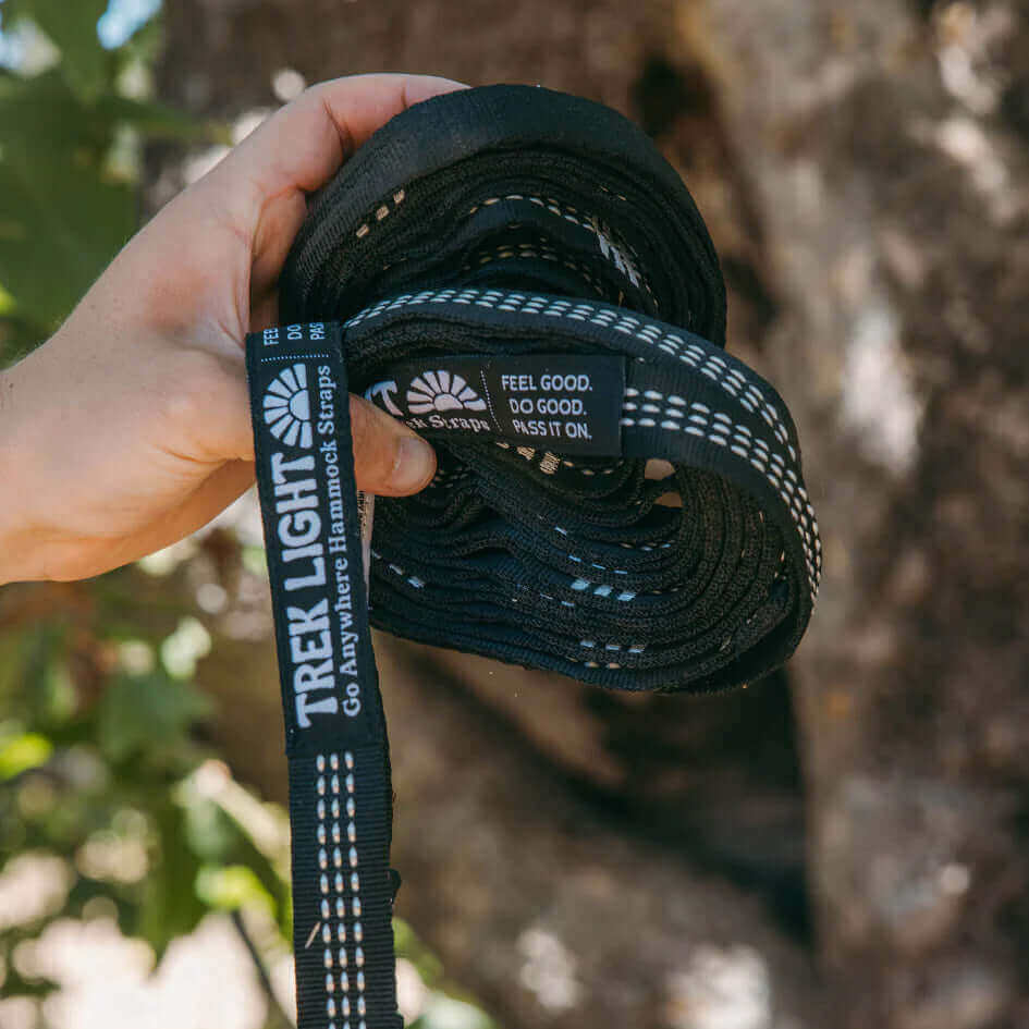 Double Hammock & Pro Hanging Straps (Midnight Mushroom Print)