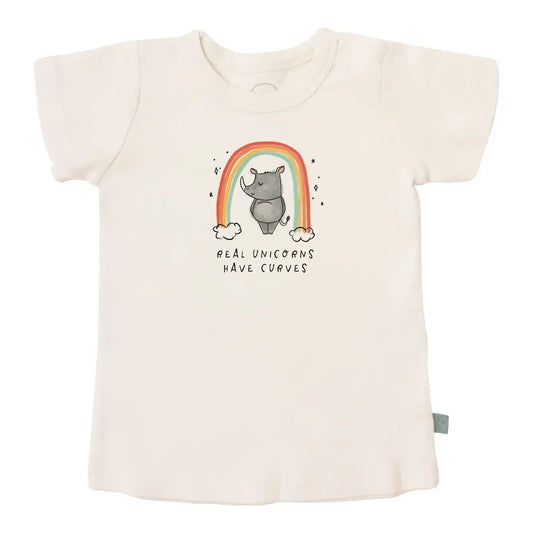 graphic tee | unicorn curves