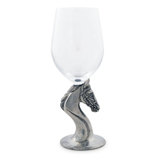 Horse Head Wine Glass