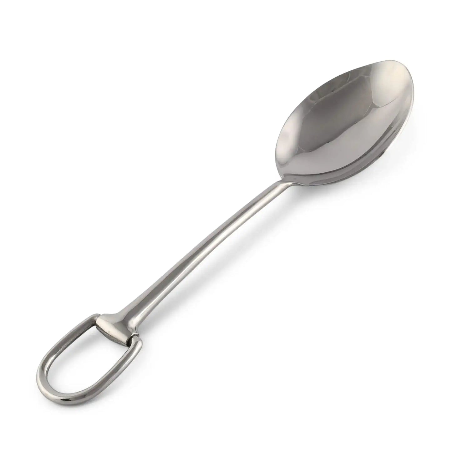Stirrup Serving Spoon - Stainless Steel Matte Silver