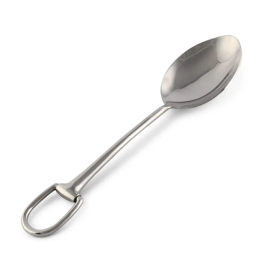 Stirrup Serving Spoon - Stainless Steel Matte Silver
