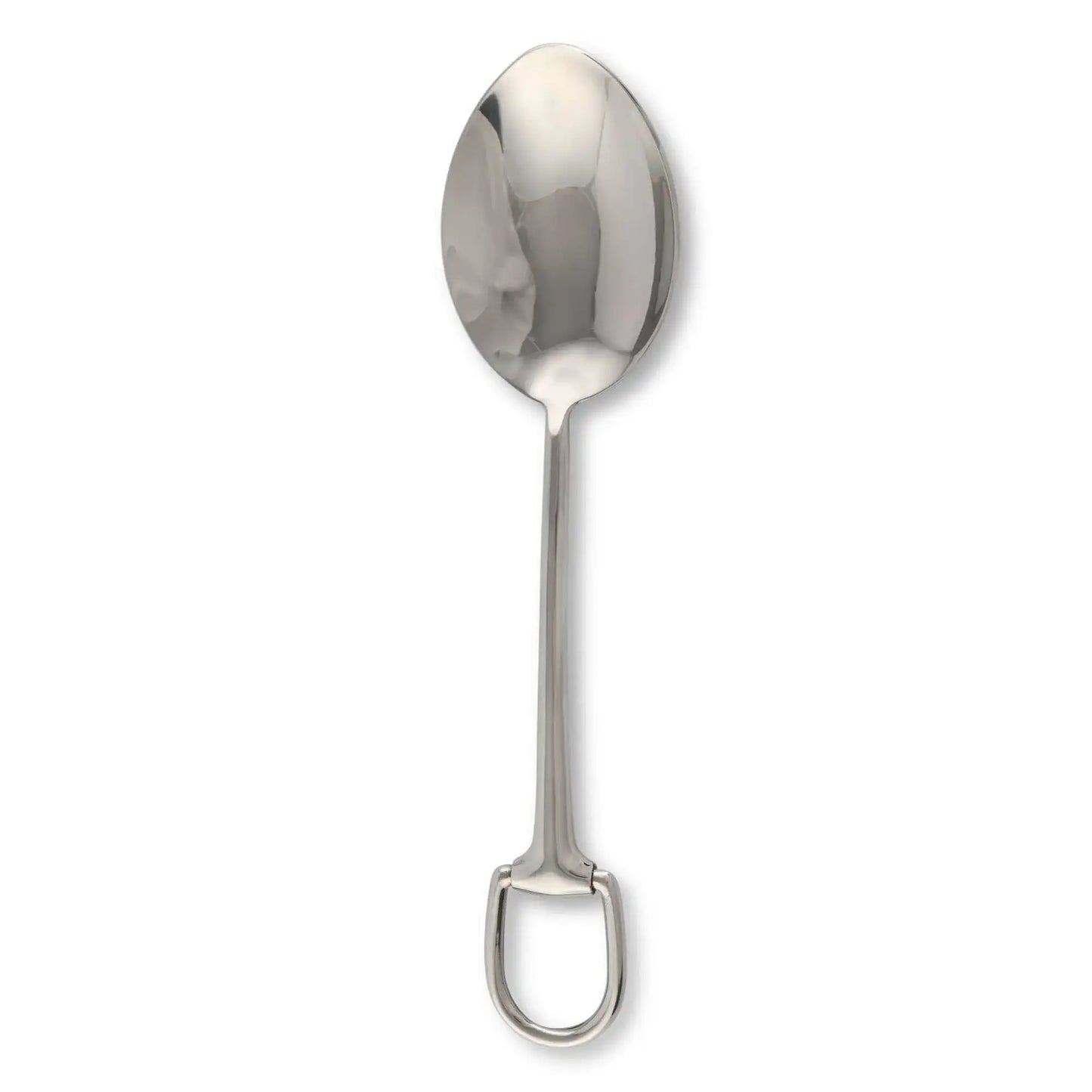 Stirrup Serving Spoon - Stainless Steel Matte Silver