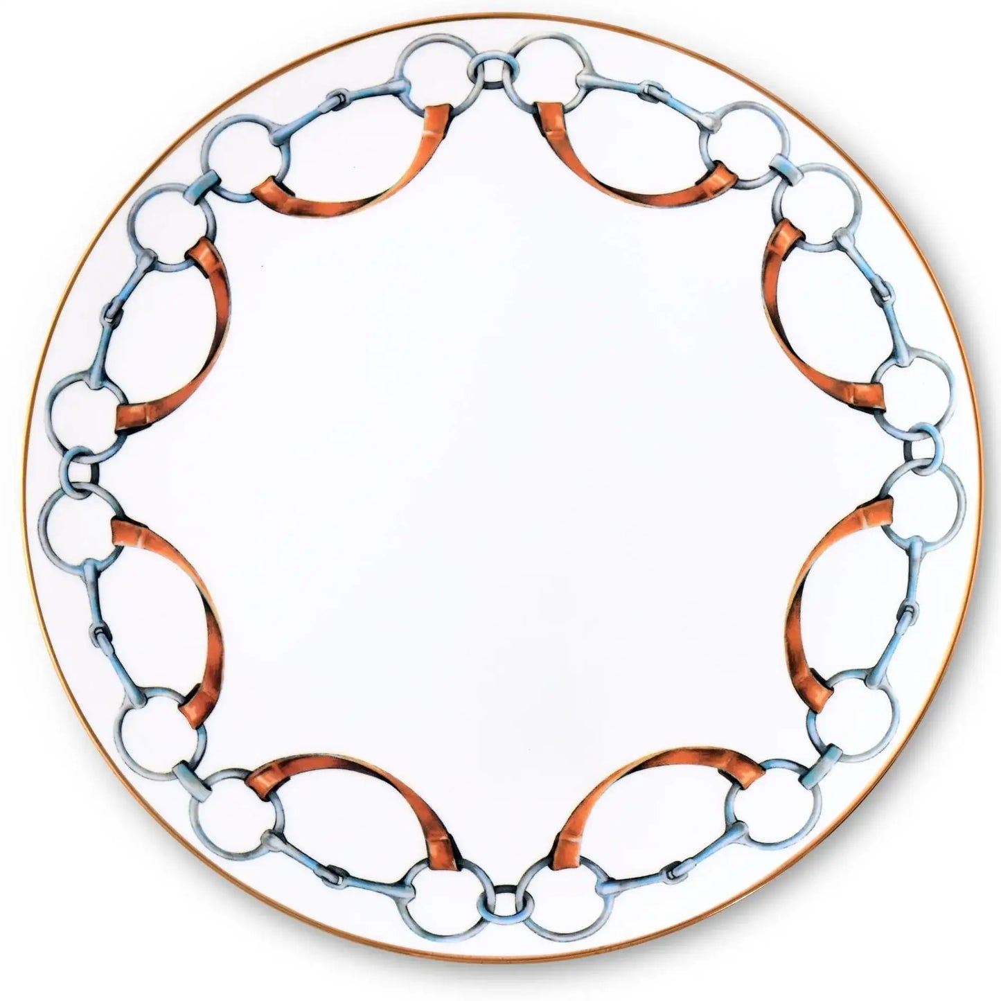 Wellington Bit Pattern Bone China Round Charger Plate