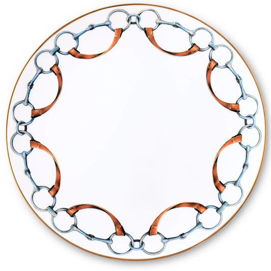 Wellington Bit Pattern Bone China Round Charger Plate