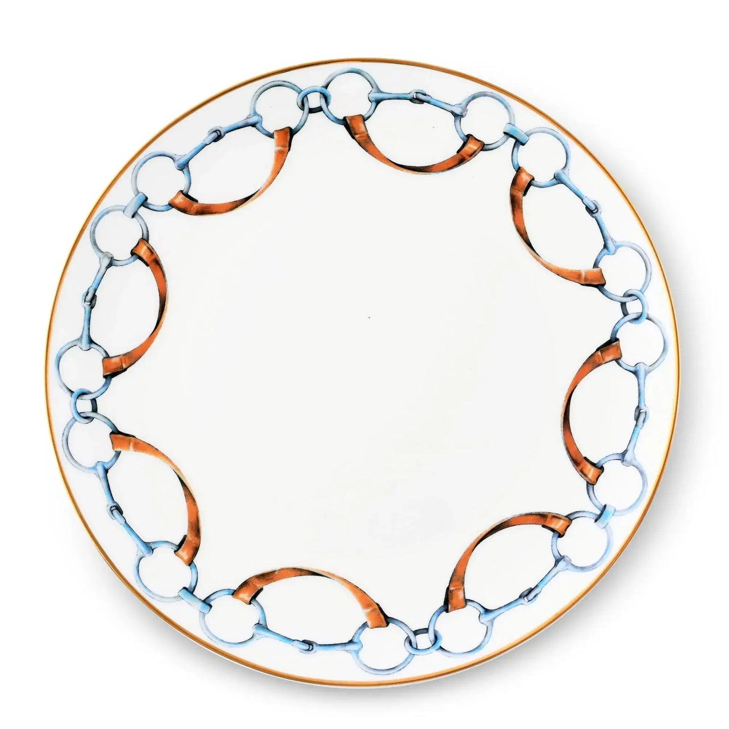Wellington Bit Pattern Bone China Round Dinner Plate