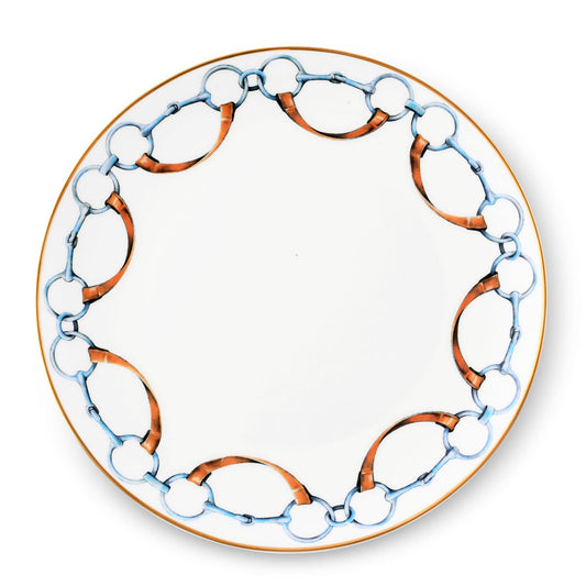 Wellington Bit Pattern Bone China Round Dinner Plate