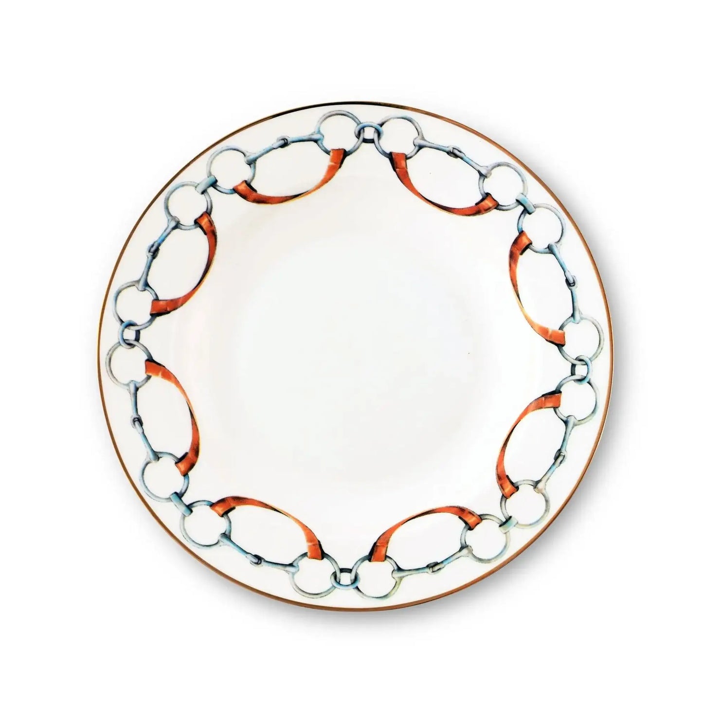 Wellington Bit Pattern Bone China Soup Plate