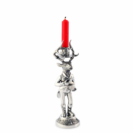 Gentleman Elk Short Candlestick