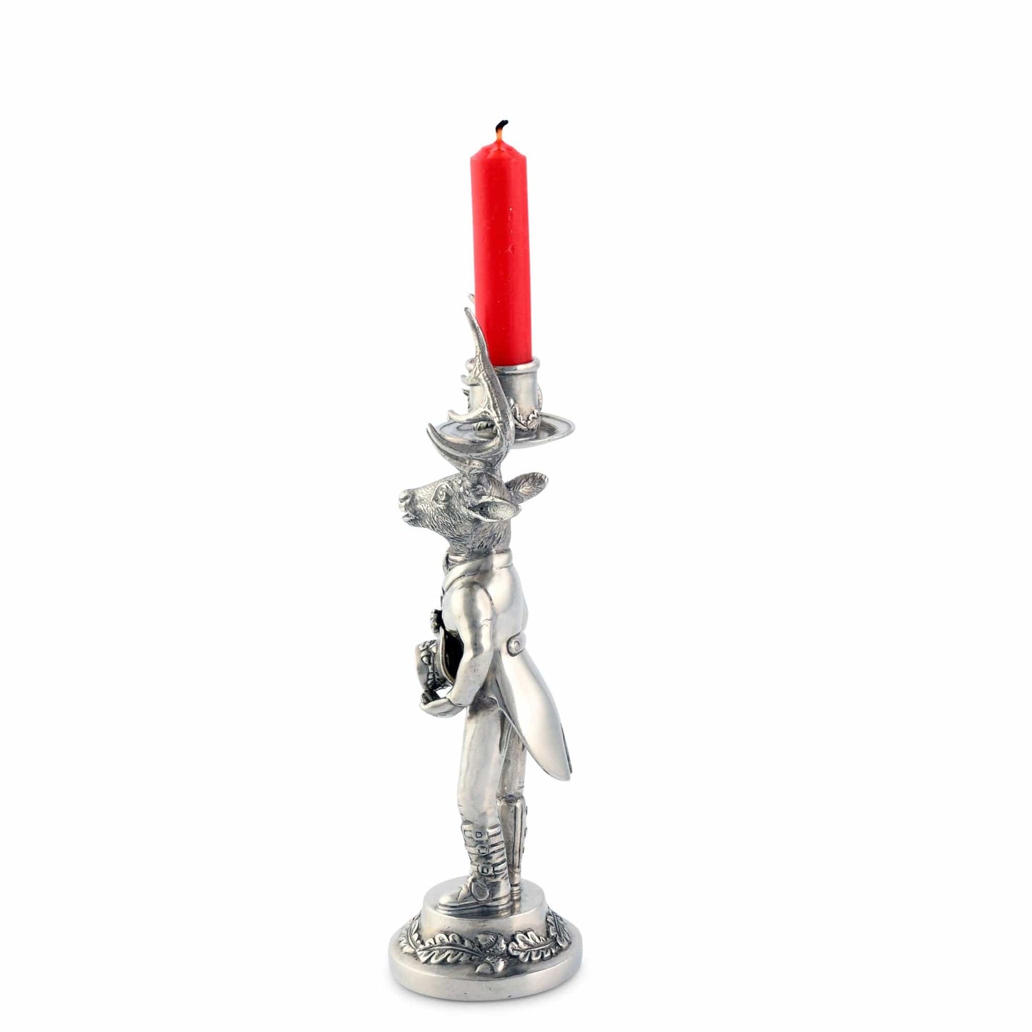 Gentleman Elk Short Candlestick