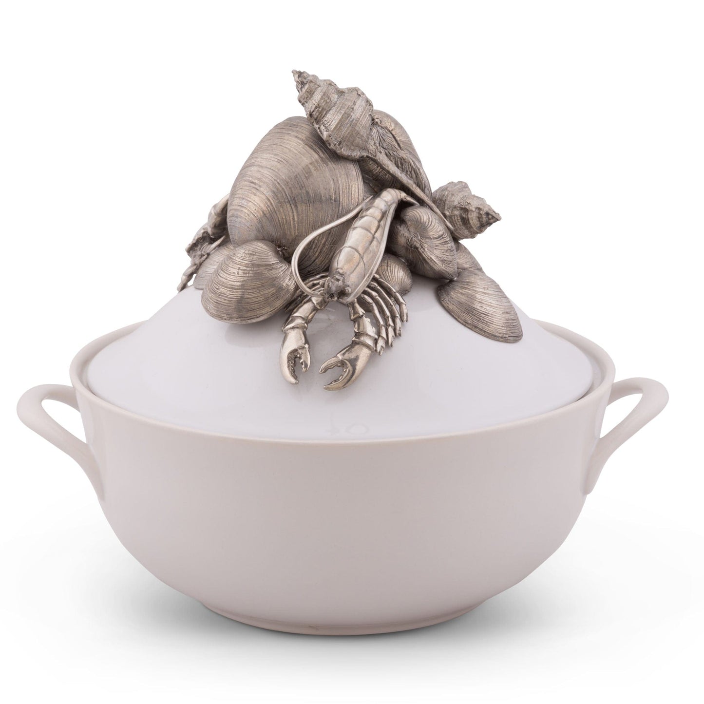 Marine Life Stoneware Soup Tureen