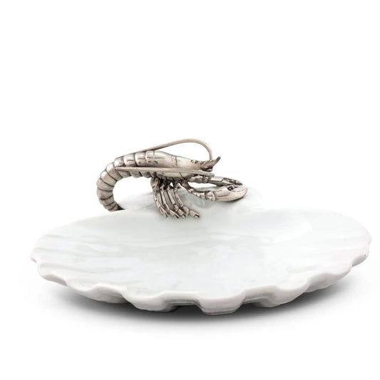 Shrimp Porcelain Shell Plate