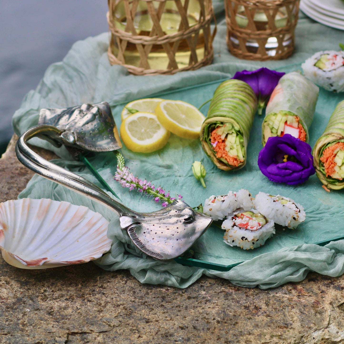 Stingray Glass Tray