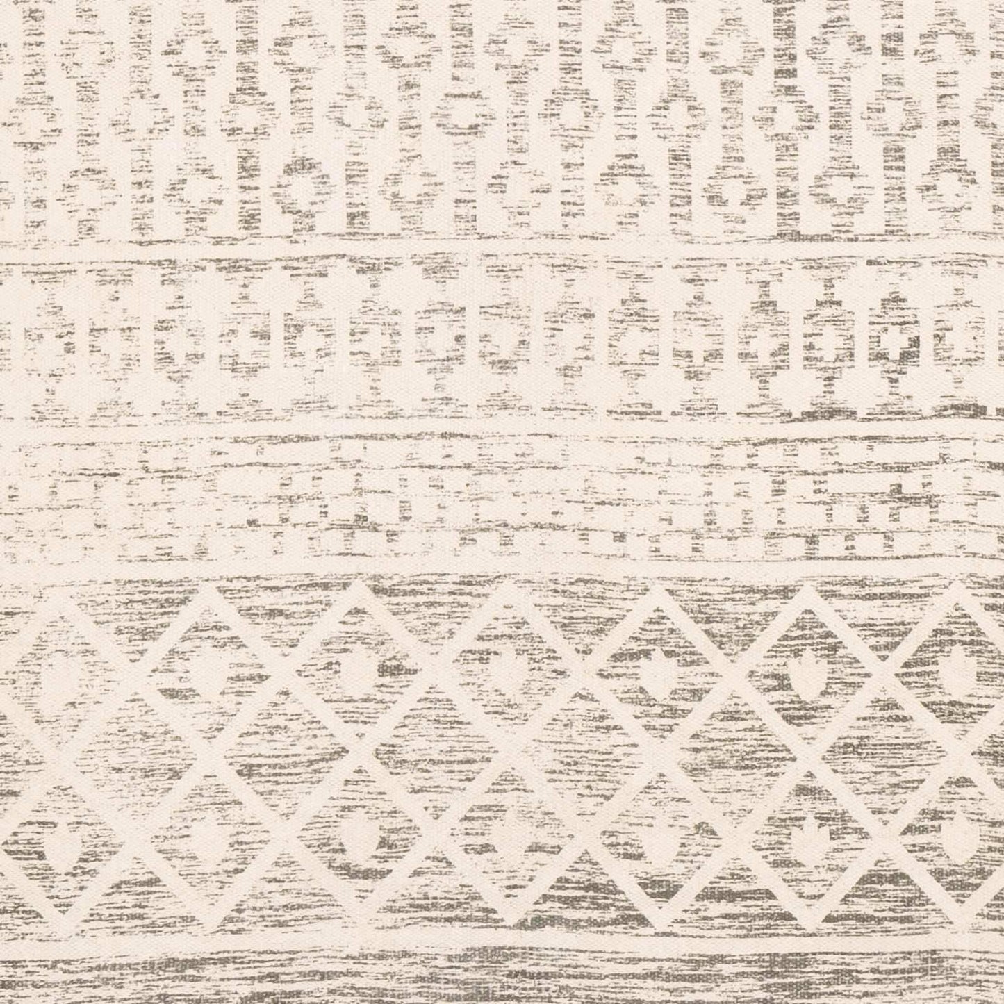 Valyermo Beige Hand Woven Cotton Rug - Clearance