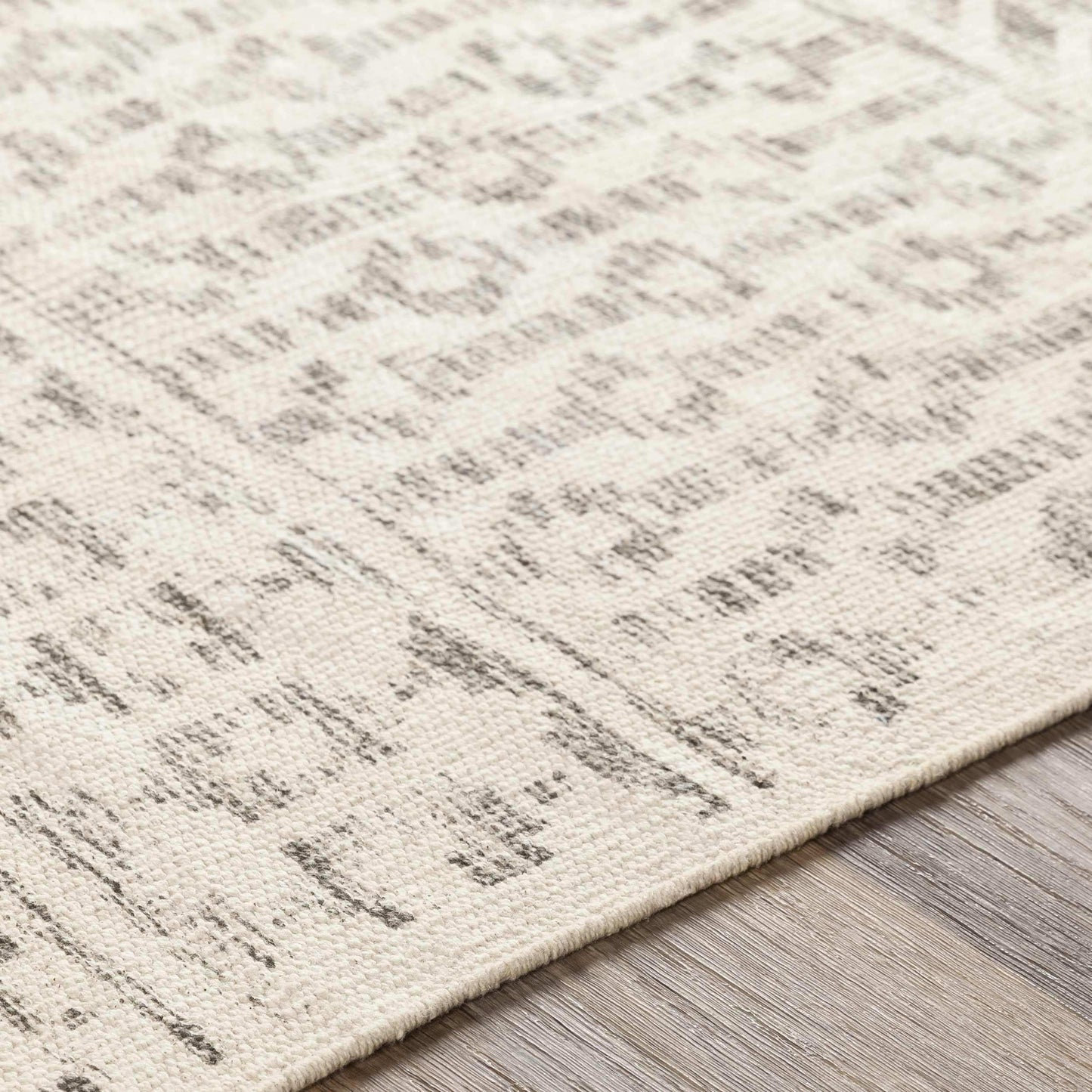 Valyermo Beige Hand Woven Cotton Rug - Clearance