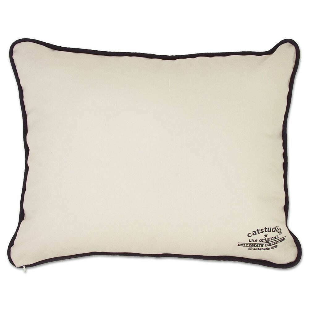 Virginia Commonwealth University (VCU) Collegiate Embroidered Pillow by Cat Studio