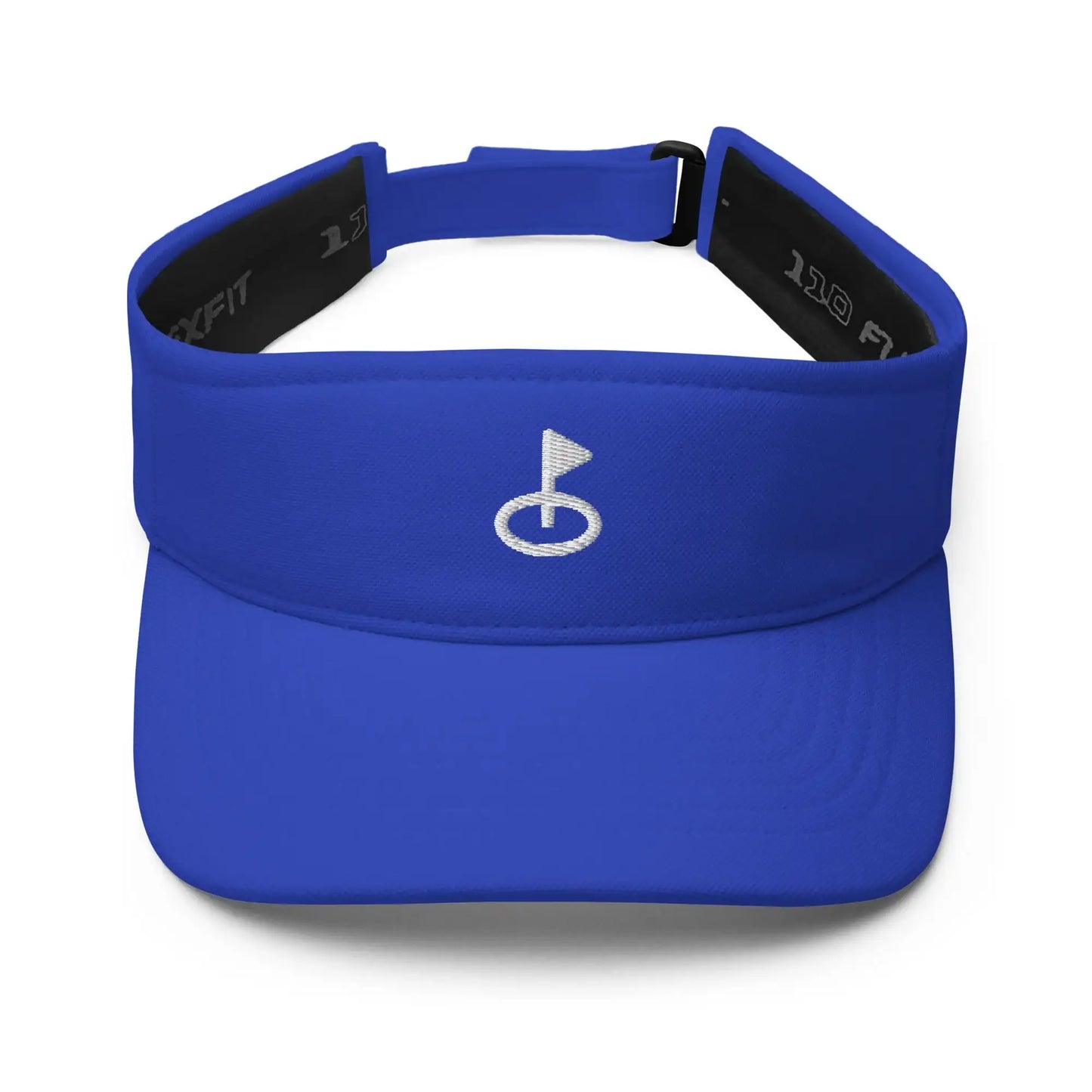 Embroidered Golf Flag Visor – Minimalist Women’s Golf Hat