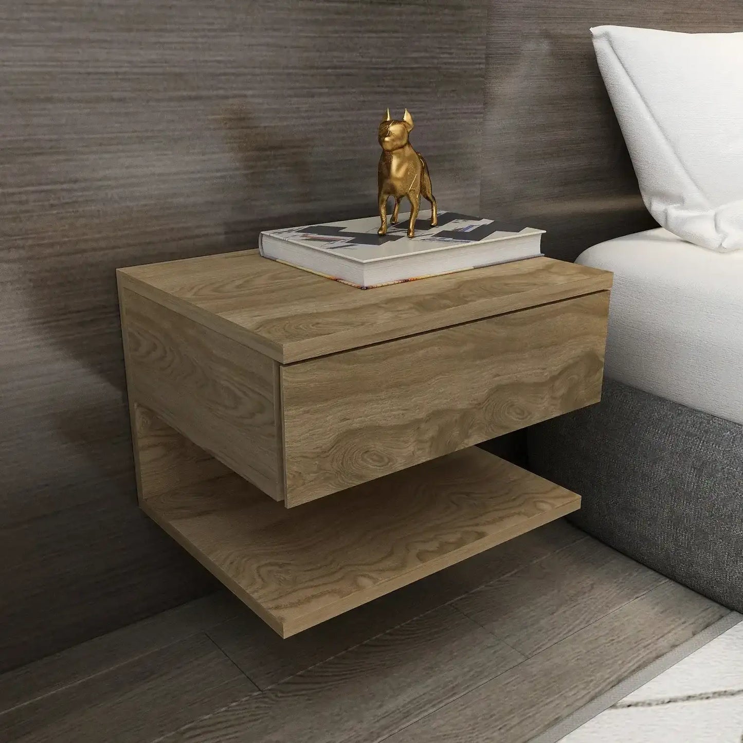 Vivid Floating Modern Nightstand