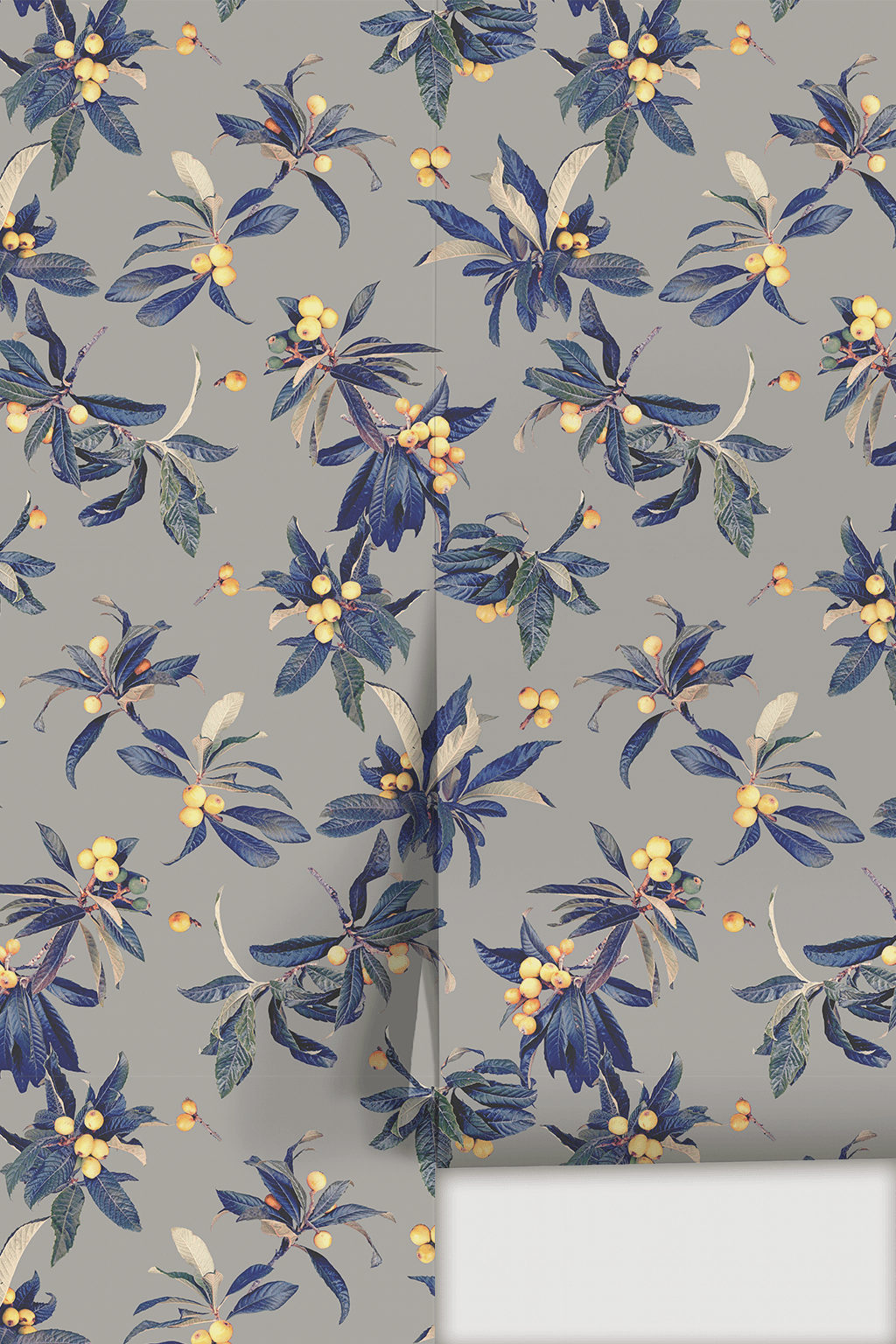Loquat Love Wallpaper, gray