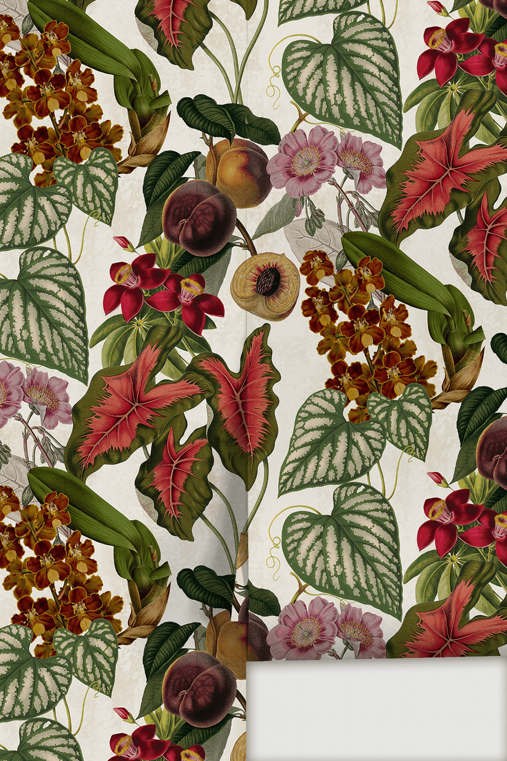 Cali Tropicale Wallpaper, off-white