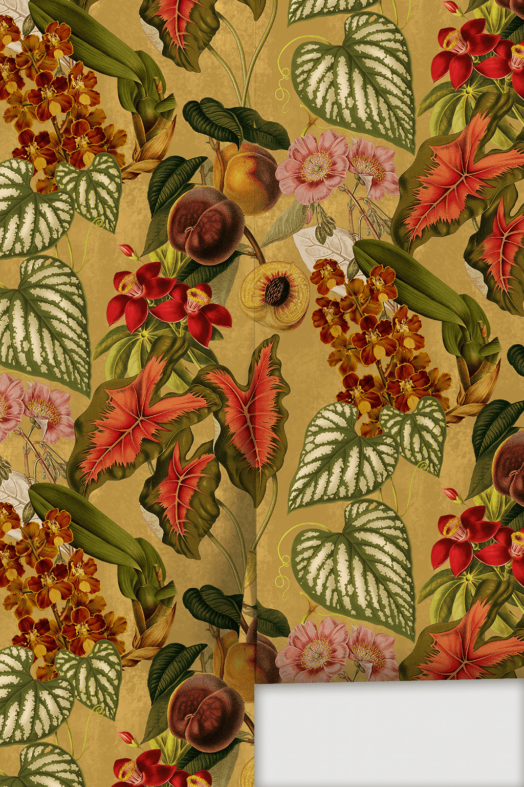 Cali Tropicale Wallpaper, yellow