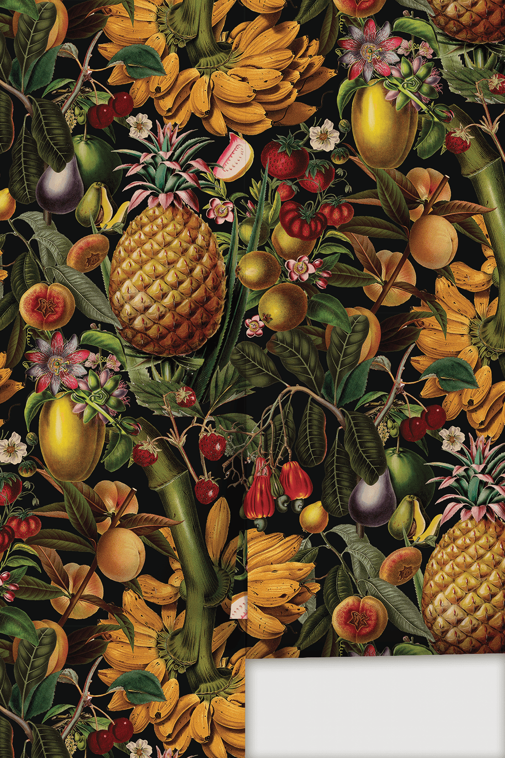 Juicy Fruit Wallpaper, black