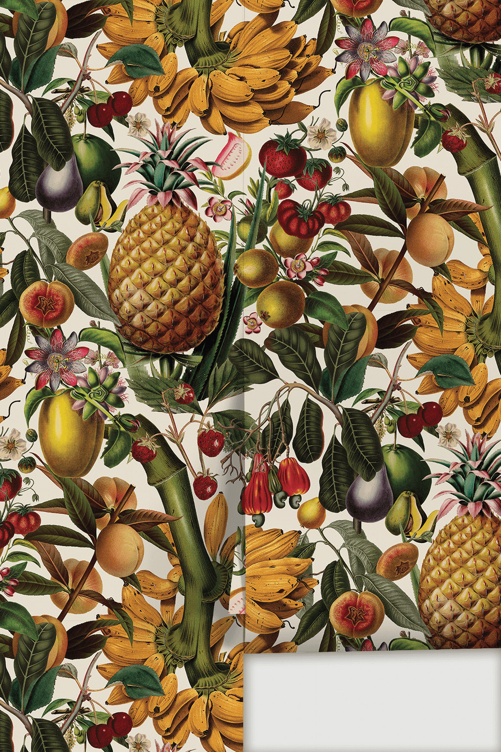 Juicy Fruit Wallpaper, white