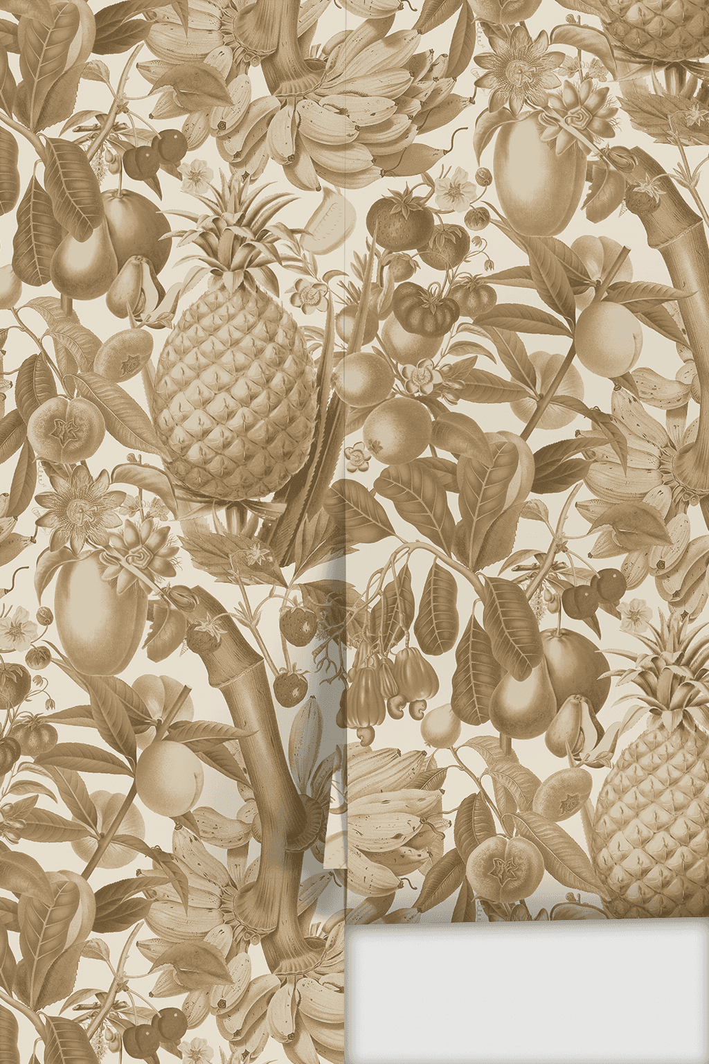 Juicy Fruit Wallpaper, white and neutral