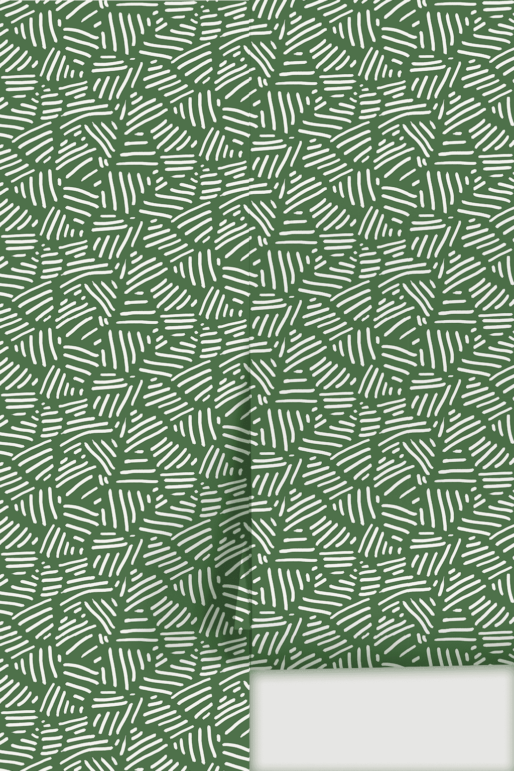 Simple Stripes Wallpaper, green and white