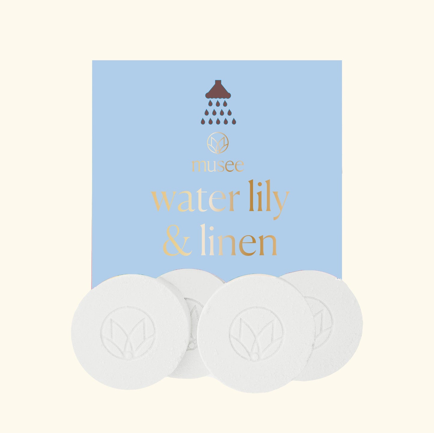 Water Lily & Linen Shower Steamers