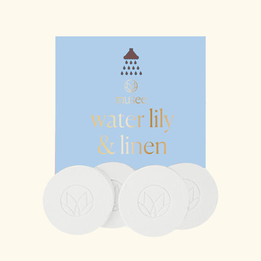 Water Lily & Linen Shower Steamers