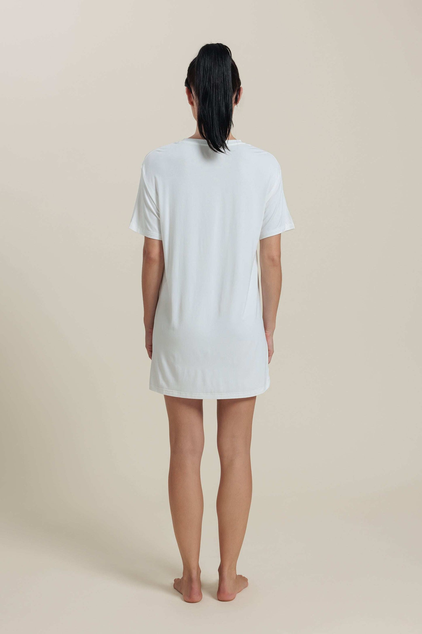 Bamboo Short Sleeve Tee Dress