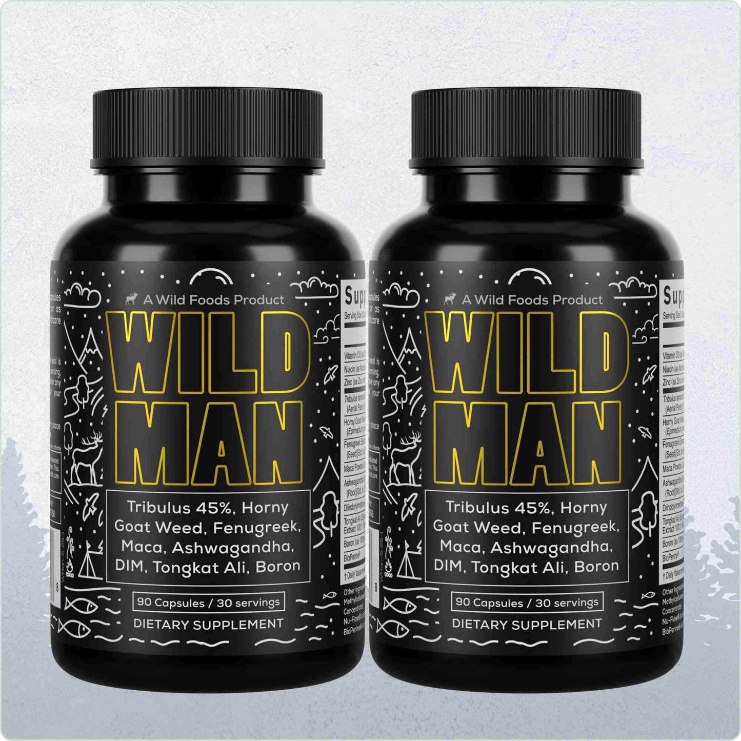 Wild Man Herbal Stack – Male Hormone Balance & Performance