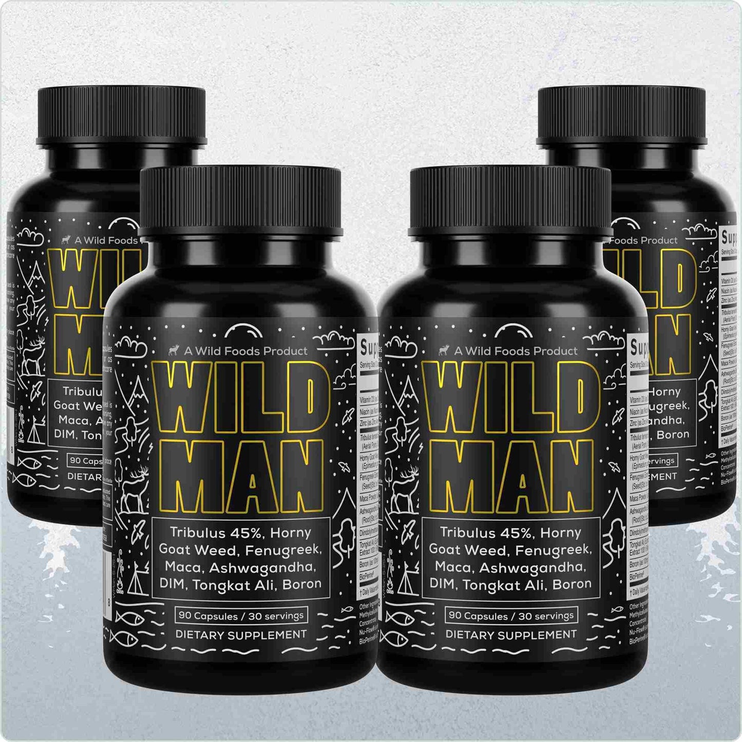 Wild Man Herbal Stack – Male Hormone Balance & Performance