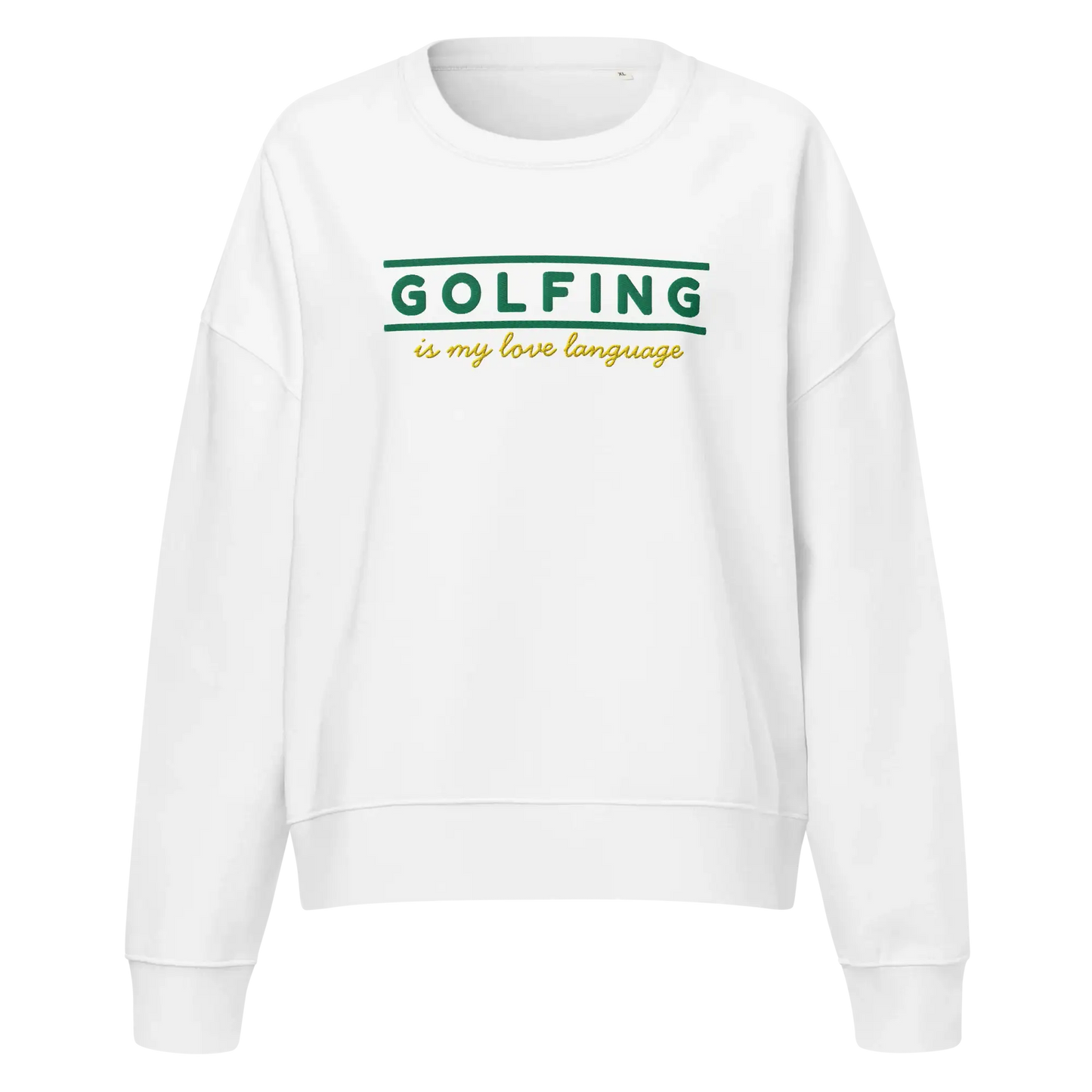 Golfing Is My Love Language Women's Sweatshirt