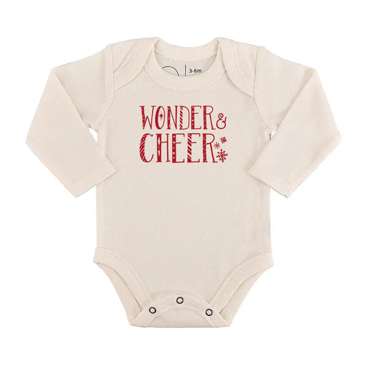 long sleeve graphic bodysuit | wonder and cheer