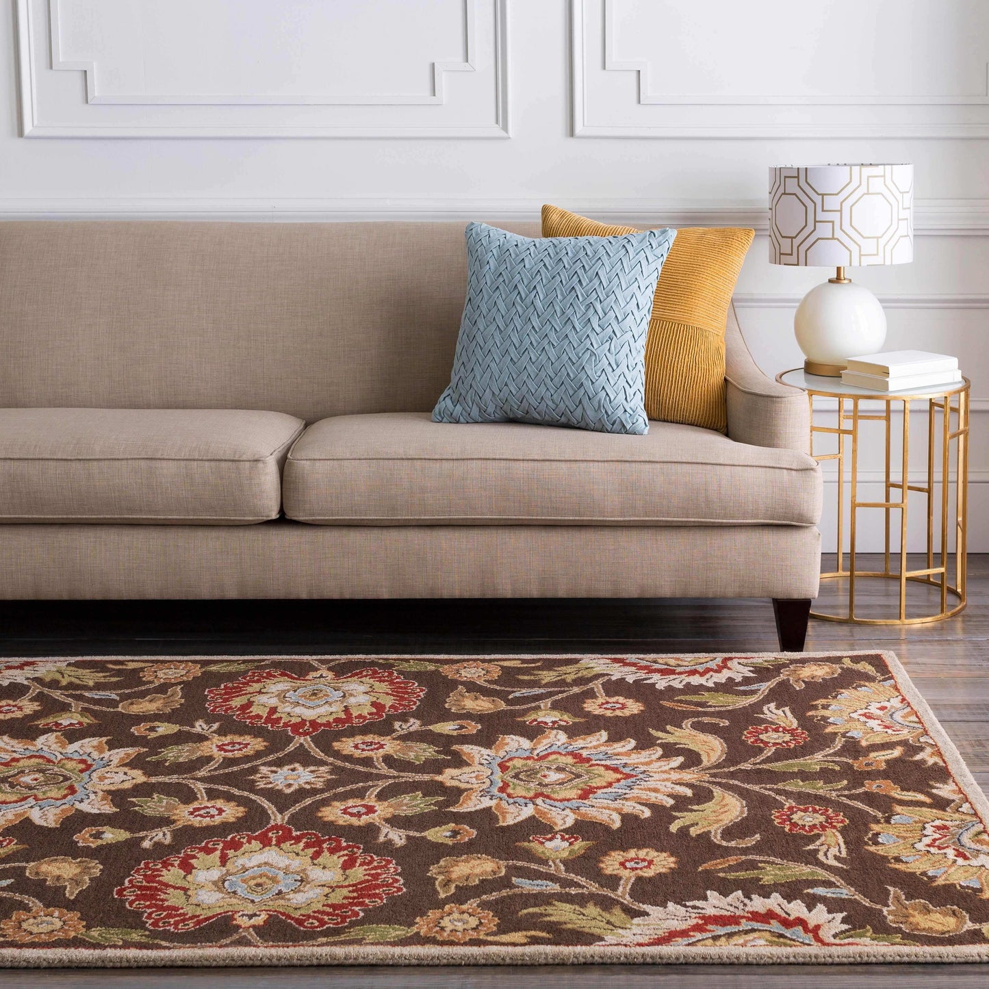 Conesus Hand Tufted Brown 1051 Area Rug