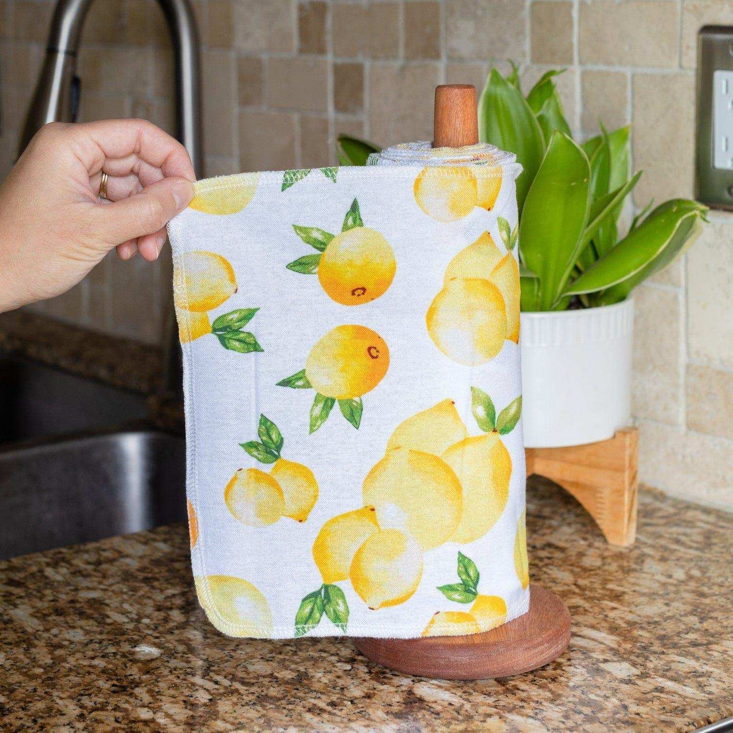 Wooden Paper Towel Holder