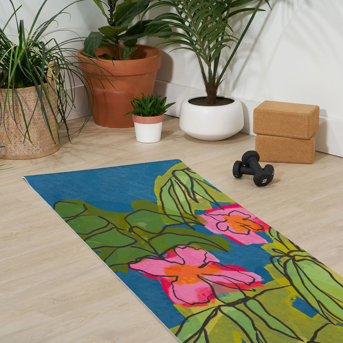 Flowers on Captiva Yoga Mat