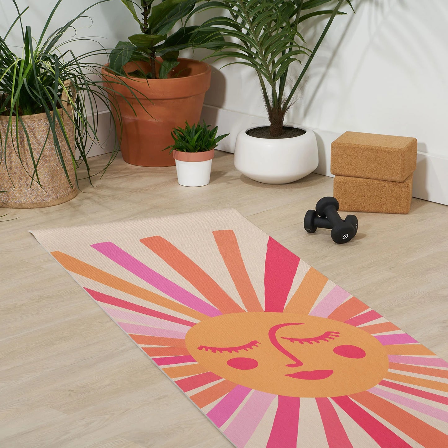 Sunshine Pink Yoga Mat