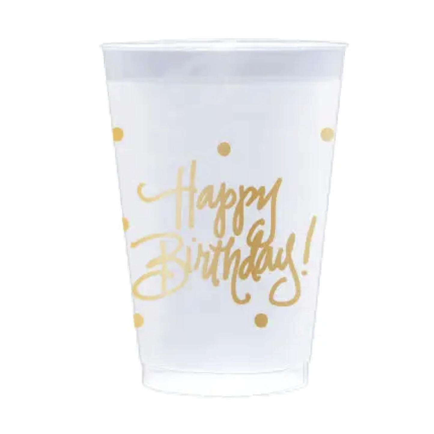 SALE - Happy Birthday Frosted Cups